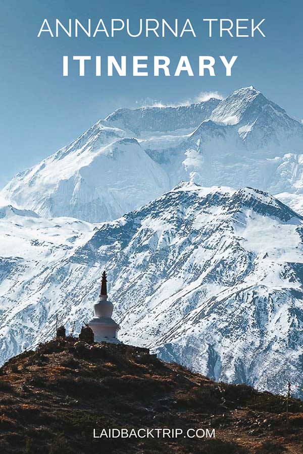 Annapurna Circuit Itinerary