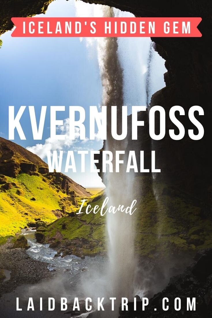 Kvernufoss Waterfall, Iceland