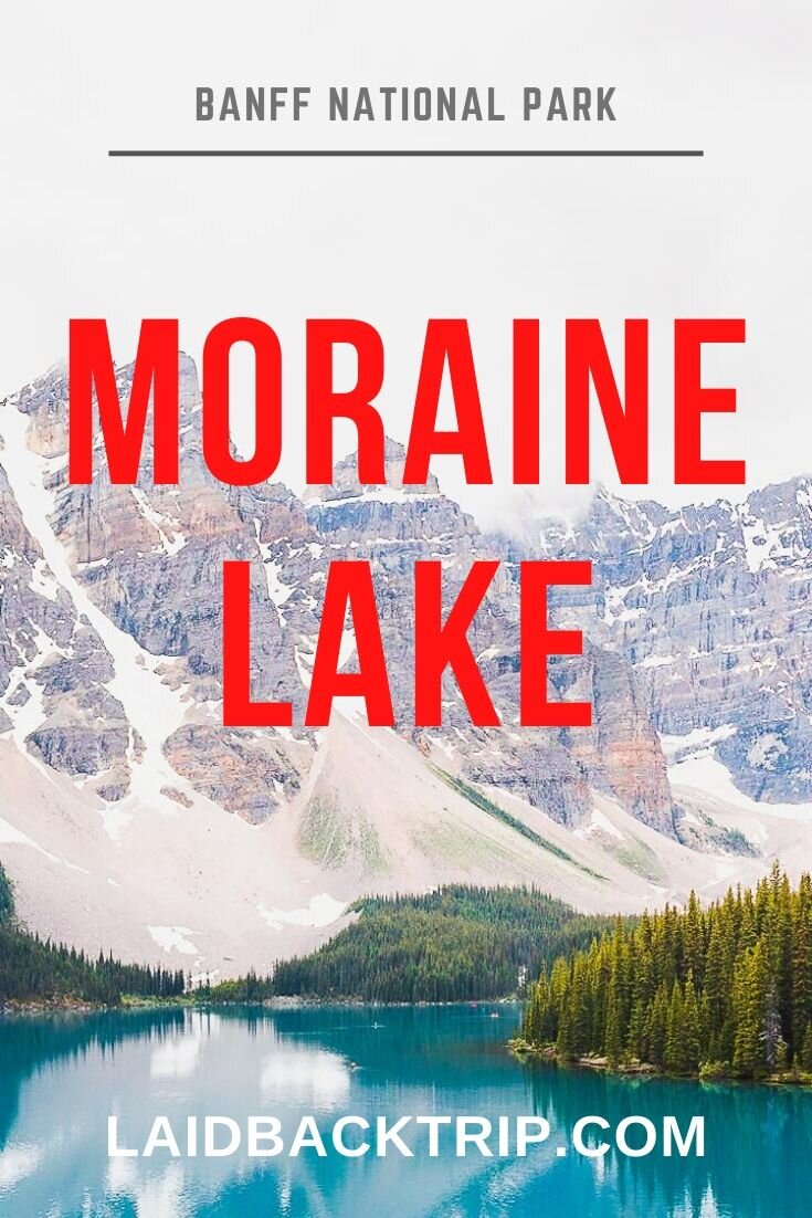 Moraine Lake in Banff National Park